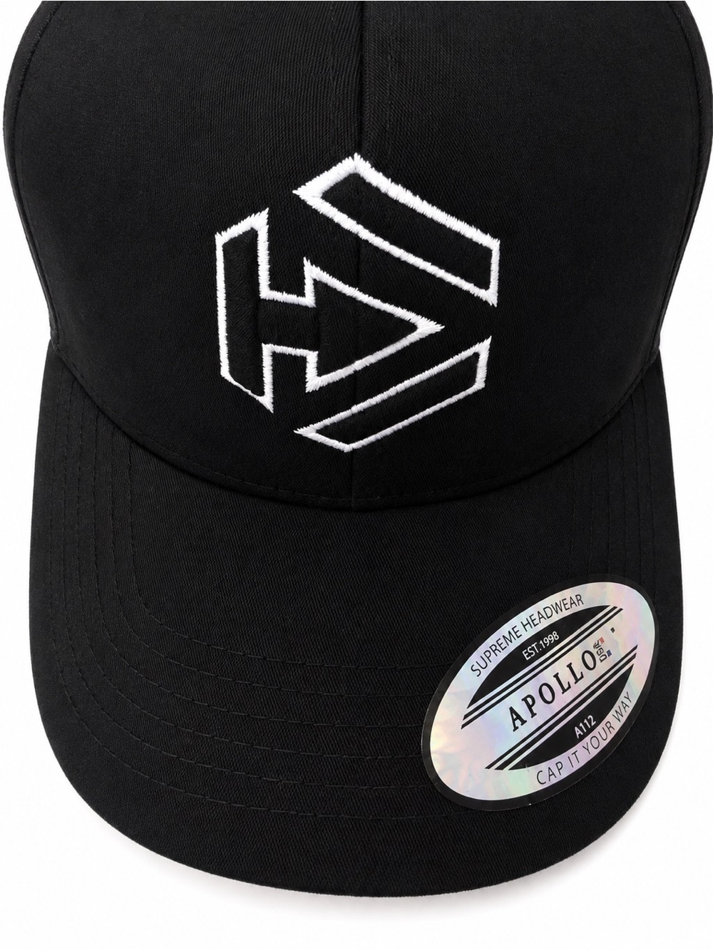 Dymatize Fitness Trucker Hat Black Apollo A112 Snapback NWT